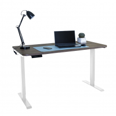 Стол с регулировкой высоты электрический LuxAlto LA-T33-SR2 белый/дуб коричневый ЛДСП 140*70*2.5