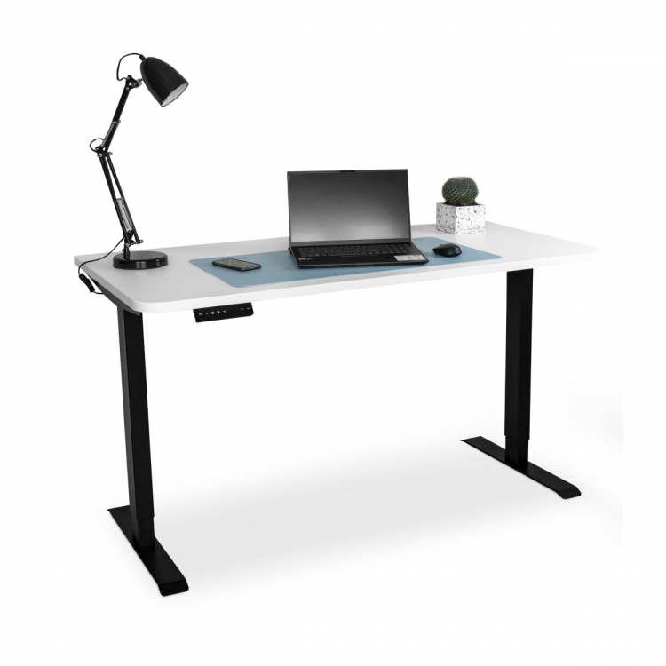 Стол с регулировкой высоты электрический LuxAlto LA-T33-SR2 черный/белый ЛДСП 120*70*2.5