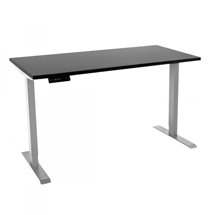 Стол с регулировкой высоты электрический LuxAlto LA-T33-2AR2 серый/черный 180*80*2.5