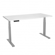 Стол с регулировкой высоты электрический LuxAlto LA-T33-2A3 серый/белый ЛДСП 120*70*2.5