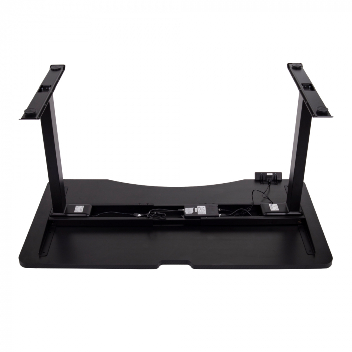 Стол игровой с электроприводом LA-T33- E5A(МДФ карбон, черное),высота 70-120 см,столешница 120*70 см