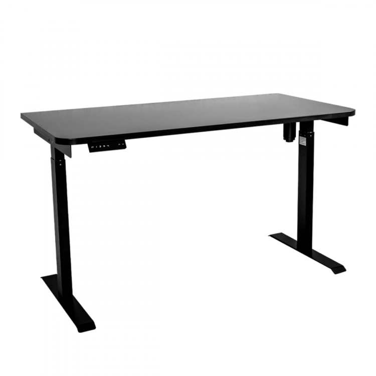Стол с регулировкой высоты электрический LuxAlto LA-T33-E6 черный/черный ЛДСП 140*80*2.5