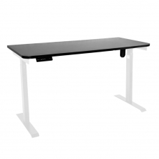 Стол с регулировкой высоты электрический LuxAlto LA-T33-E6 белый/черный ЛДСП 140*70*2.5