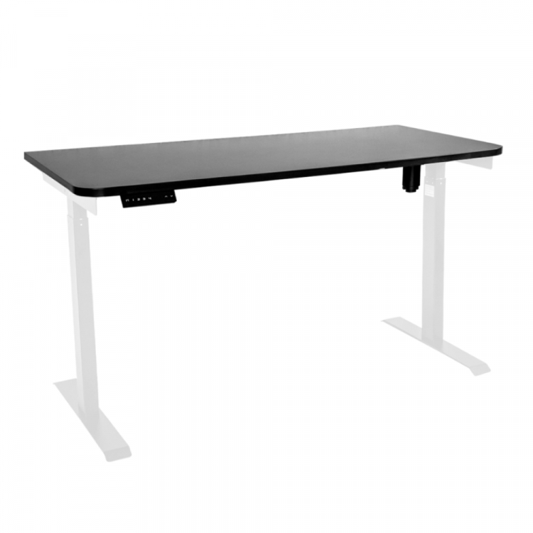 Стол с регулировкой высоты электрический LuxAlto LA-T33-E6 белый/черный ЛДСП 140*70*2.5