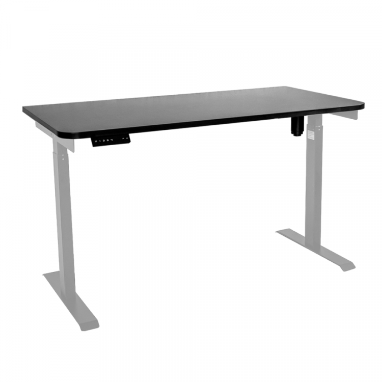 Стол с регулировкой высоты электрический LuxAlto LA-T33-E6 серый/черный ЛДСП 140*60*2.5