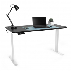Стол с регулировкой высоты электрический LuxAlto LA-T33-2AR2 белый/черный ЛДСП 160*70*2.5