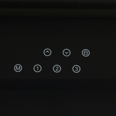 Стеклянный стол с электроприводом LA-T33-E4A (черный),высота 70-120 см, размер столешницы 120*60 см