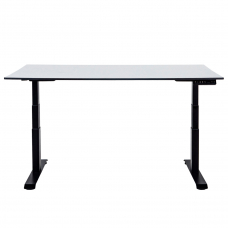 Стол-трансформер регулируемый электрический LuxAlto LA-H33-2A3L LOW черный/белый HPL 120*80*1,2