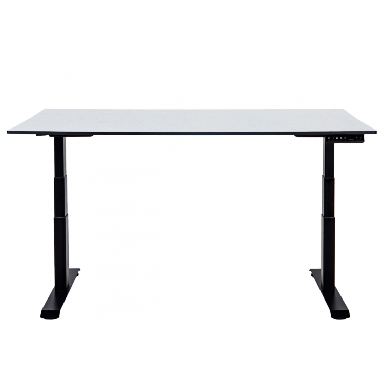 Стол-трансформер регулируемый электрический LuxAlto LA-H33-2A3L LOW черный/белый HPL 120*80*1,2