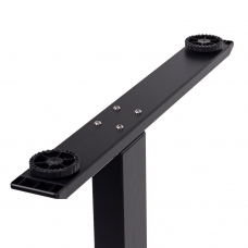 Стол с электроприводом LA-T33-E4A (МДФ венге, черное), высота 70-120 см, столешница 120*60 см