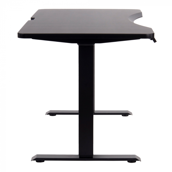 Стол игровой с электроприводом LA-T33- E5A(МДФ карбон, черное),высота 70-120 см,столешница 120*70 см