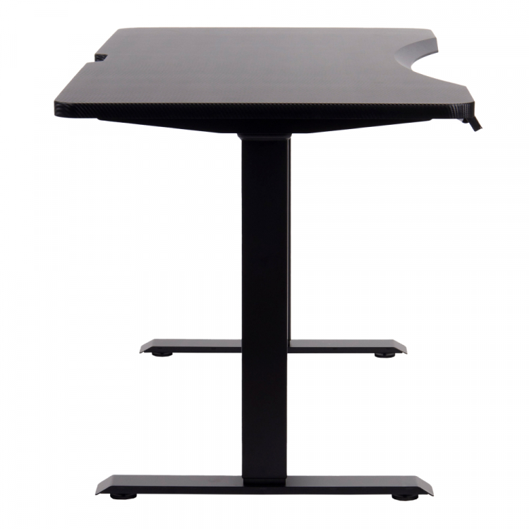 Стол игровой с электроприводом LA-T33- E5A(МДФ карбон, черное),высота 70-120 см,столешница 160*70 см