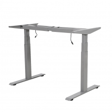 Стол с регулировкой высоты электрический LuxAlto LA-T33-2A3 серый/дуб бежево-серый ЛДСП 135*70*2.5