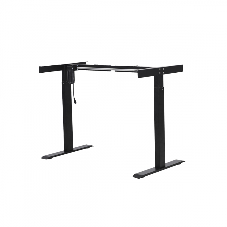 Стол с регулировкой высоты электрический LuxAlto LA-T33-E6 черный/дуб бежево-серый ЛДСП 135*80*2.5