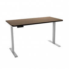 Стол с регулировкой высоты электрический LuxAlto LA-T33-2AR2 серый/трюфель ЛДСП 140*65*2.5