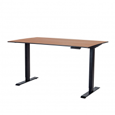 Стол регулируемый электрический LuxAlto LA-H33-2AR2 черный/дуб HPL 120*80*1,2