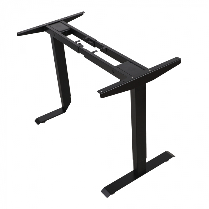 Стол игровой с электроприводом LA-T33- E5A(МДФ карбон, черное),высота 70-120 см,столешница 120*70 см