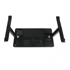 Стеклянный стол с электроприводом LA-T33-E4A (черный),высота 70-120 см, размер столешницы 120*60 см