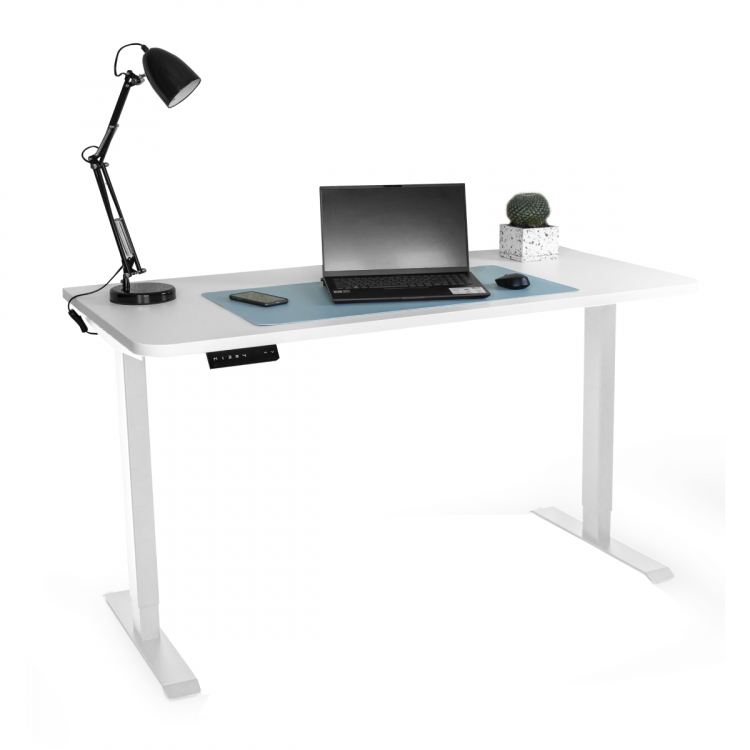 Стол с регулировкой высоты электрический LuxAlto LA-T33-2AR2 белый/белый ЛДСП 160*80*2.5