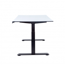 Стол-трансформер регулируемый электрический LuxAlto LA-H33-2A3L LOW черный/белый HPL 120*80*1,2