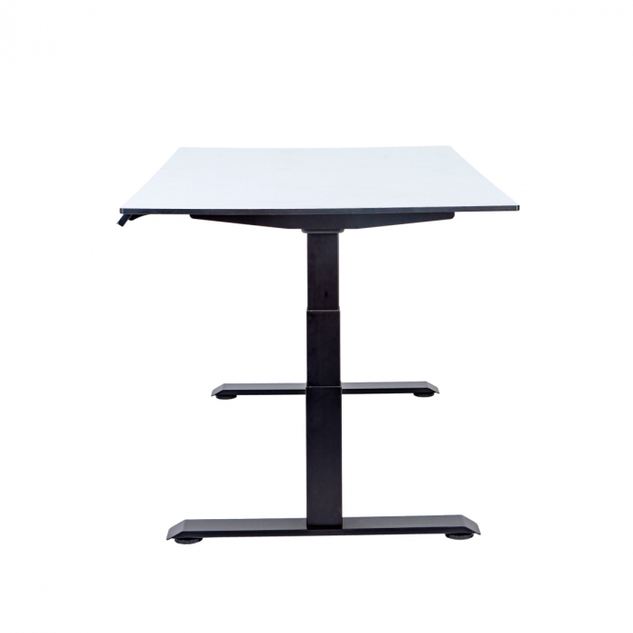 Стол-трансформер регулируемый электрический LuxAlto LA-H33-2A3L LOW черный/белый HPL 120*80*1,2