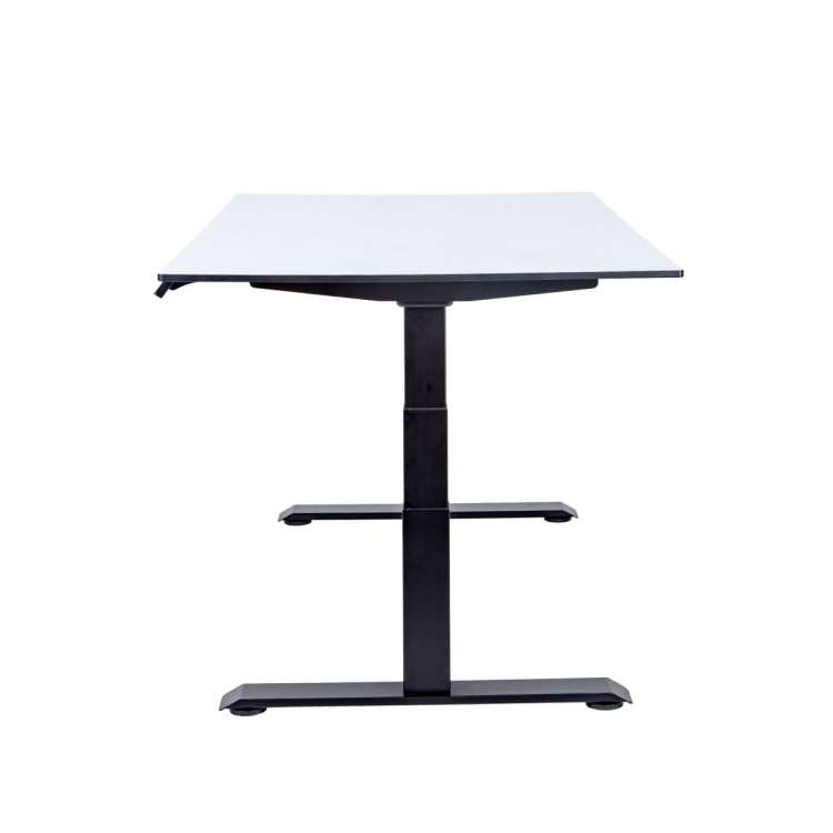 Стол-трансформер регулируемый электрический LuxAlto LA-H33-2A3L LOW черный/белый HPL 120*80*1,2