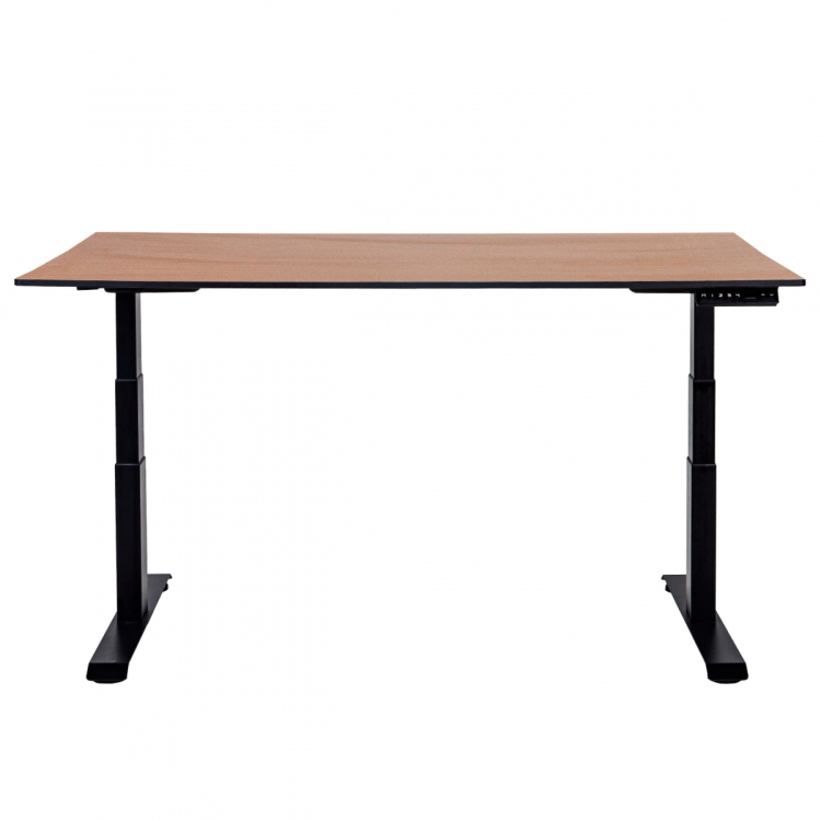 Стол-трансформер регулируемый электрический LuxAlto LA-H33-2A3L LOW черный/дуб HPL 120*80*1,2