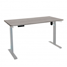 Стол с регулировкой высоты электрический LuxAlto LA-T33-E6 серый/дуб бежево-серый ЛДСП 135*70*2.5