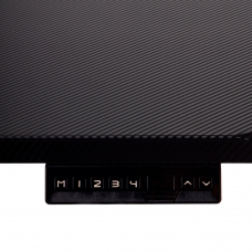 Стол игровой с электроприводом LA-T33- E5A(МДФ карбон, черное),высота 70-120 см,столешница 120*70 см