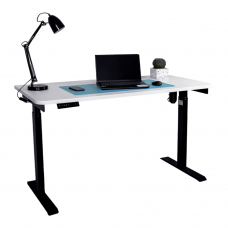 Стол с регулировкой высоты электрический LuxAlto LA-T33-E6 черный/белый ЛДСП 120*70*2.5