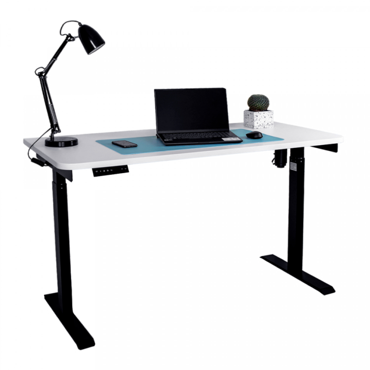 Стол с регулировкой высоты электрический LuxAlto LA-T33-E6 черный/белый ЛДСП 120*70*2.5