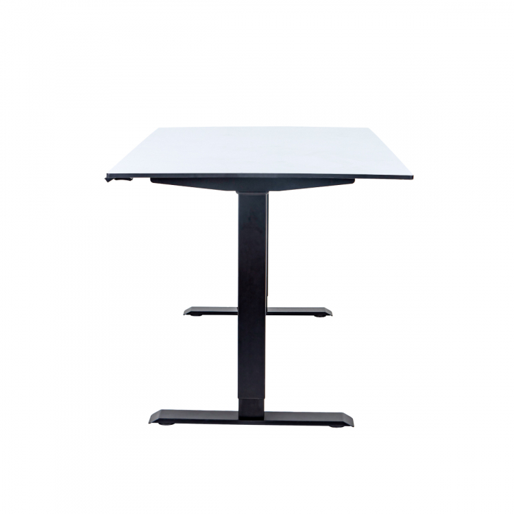 Стол регулируемый электрический LuxAlto LA-H33-2AR2 черный/белый HPL 180*90*1,2