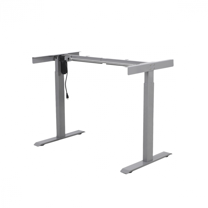 Стол с регулировкой высоты электрический LuxAlto LA-T33-E6 серый/дуб бежево-серый ЛДСП 140*70*2.5