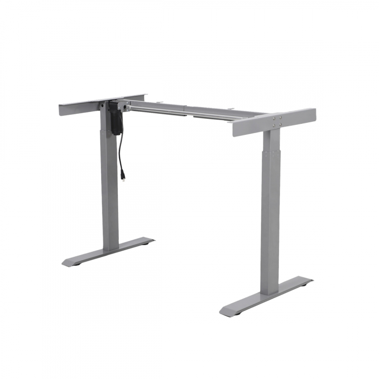 Стол с регулировкой высоты электрический LuxAlto LA-T33-E6 серый/дуб бежево-серый ЛДСП 120*70*2.5