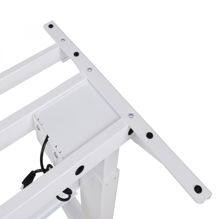 Стол с регулировкой высоты электрический LuxAlto LA-T33-2A2 белый/черный ЛДСП 180*80*2.5