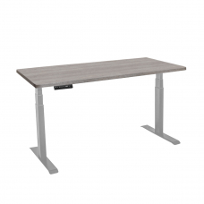Стол с регулировкой высоты электрический LuxAlto LA-T33-2A3 серый/дуб бежево-серый ЛДСП 135*70*2.5