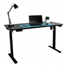 Стол с регулировкой высоты электрический LuxAlto LA-T33-E6 черный/черный ЛДСП 140*60*2.5
