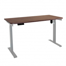 Стол с регулировкой высоты электрический LuxAlto LA-T33-E6 серый/дуб коричневый ЛДСП 120*70*2.5