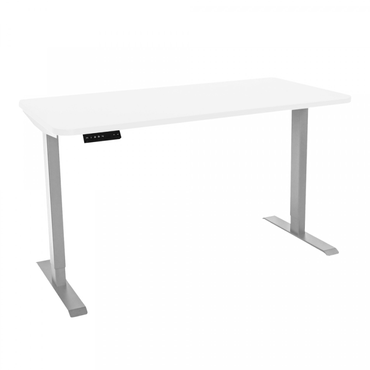 Стол с регулировкой высоты электрический LuxAlto LA-T33-2AR2 серый/белый ЛДСП 120*70*2.5