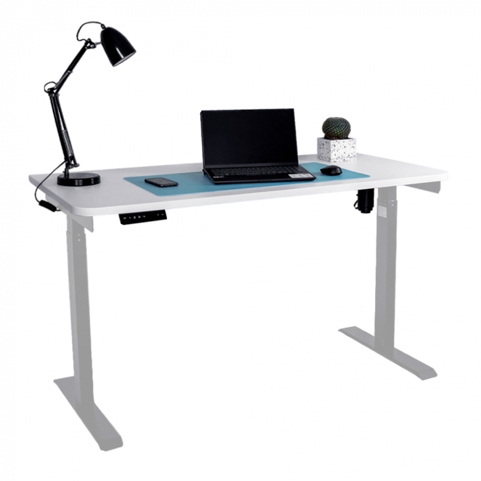 Стол с регулировкой высоты электрический LuxAlto LA-T33-E6 серый/белый ЛДСП 120*70*2.5