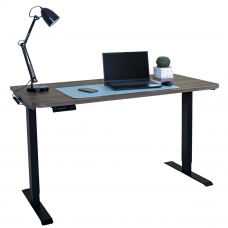 Стол с регулировкой высоты электрический LuxAlto LA-T33-2AR2 черный/дуб коричневый ЛДСП 120*70*2.5