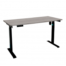 Стол с регулировкой высоты электрический LuxAlto LA-T33-E6 черный/дуб бежево-серый ЛДСП 135*80*2.5