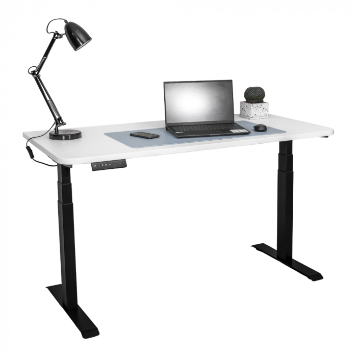 Стол с регулировкой высоты электрический LuxAlto LA-T33-2A3 черный/белый ЛДСП 120*60*2.5