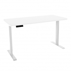 Стол с регулировкой высоты электрический LuxAlto LA-T33-2AR2 белый/белый ЛДСП 140*60*2.5