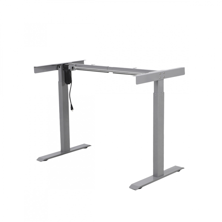 Стол с регулировкой высоты электрический LuxAlto LA-T33-E6 серый/дуб бежево-серый ЛДСП 135*70*2.5