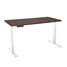 Стол с регулировкой высоты электрический LuxAlto LA-T33-2A3 белый/дуб коричневый ЛДСП 160*70*2.5