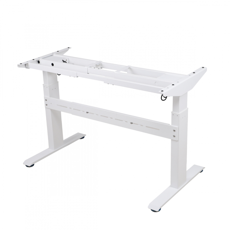 Стол с регулировкой высоты электрический LuxAlto LA-T33-2A2 белый/черный ЛДСП 180*80*2.5