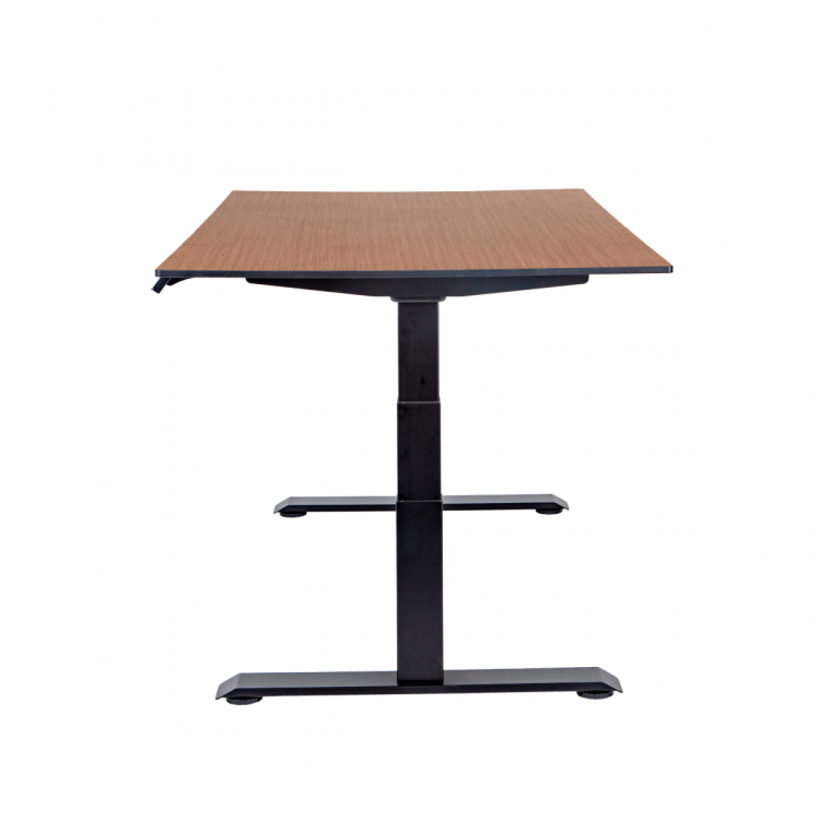 Стол-трансформер регулируемый электрический LuxAlto LA-H33-2A3L LOW черный/дуб HPL 120*80*1,2