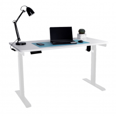Стол с регулировкой высоты электрический LuxAlto LA-T33-E6 белый/белый ЛДСП 140*80*2.5