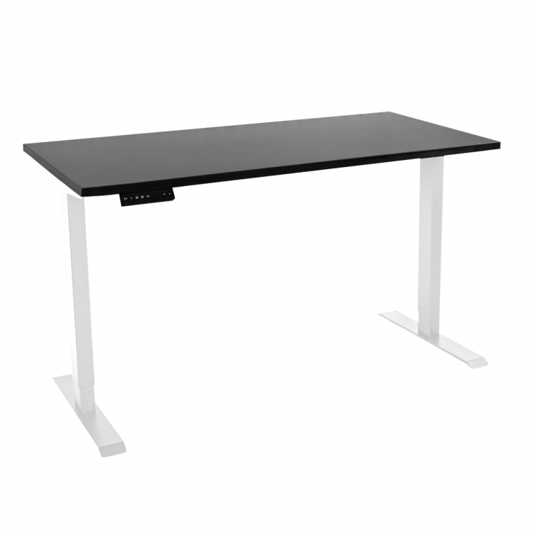 Стол с регулировкой высоты электрический LuxAlto LA-T33-2AR2 белый/черный 180*80*2.5